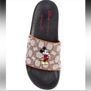 COACH X Disney 50th Anniversary slides size 6